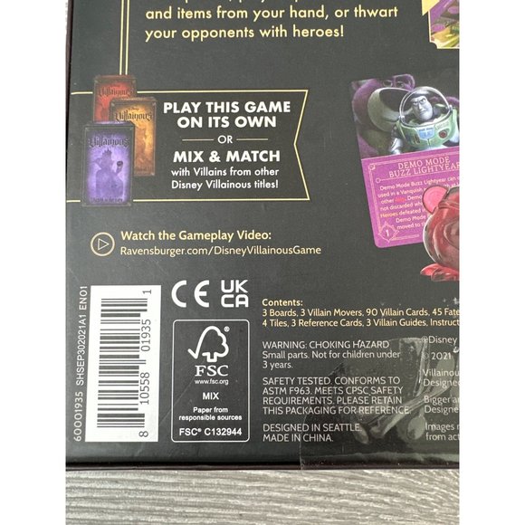 Disney Villainous: Bigger and Badder Strategy Board Game New Sealed Madam Mim - Picture 4 of 5